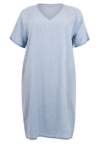 Dress Short INDIGO - light blue - #3