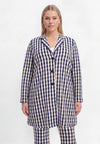 Blazer relaxed checky - Blue