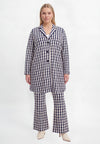 Blazer relaxed checky - Blue