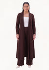 Cardigan extra long UNI DOLCE - brown - #2