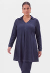 Tunic wide bottom denim dolce - Indigo