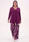 Tunic flare uni dolce - purple