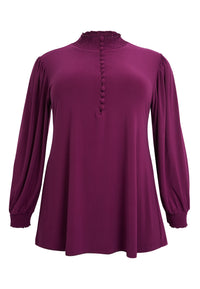 Tunic flare UNI DOLCE - purple - #3