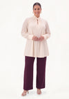 Tunic wide bottom UNI R-DOLCE - pink - #1