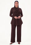 Tunic flare UNI DOLCE - brown