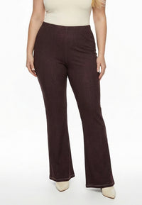 Trousers bootleg DENIM DOLCE BROWN - #3