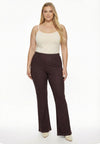 Trousers bootleg DENIM DOLCE BROWN - brown