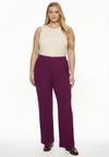 Trousers loose UNI DOLCE PLISSE - purple - #4