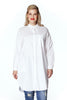 Tunic blouse cotton - white 