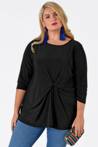 Shirt knotted DOLCE - black - #1