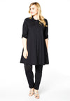 Blouse long roll sleeve COCO - black - #2