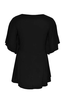 Blouse circle sleeves - black  - #2