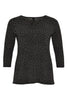 Shirt relax dropped neck DOTS - black  - #4