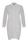 Blouse long LINEN - white - #4