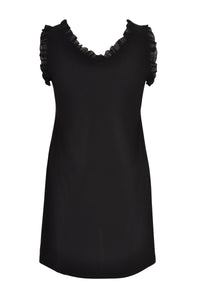 Singlet wide bottom ruffle DOLCE - black - #3
