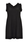 Singlet wide bottom ruffle DOLCE - black - #4