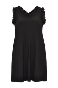 Singlet wide bottom ruffle DOLCE - black - #4