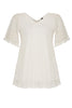 Tunic flare LACE - white  - #4