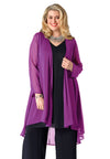 Blouse jacket voile UNI - purple 