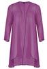 Blouse jacket voile UNI - purple  - #4