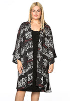 Kimono SCRIPT - black  - #1