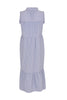 Dress ruffled STRIPE - blue - #4