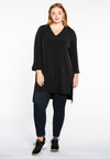 Tunic double v-neck DOLCE - black