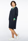 Dress-sweater stripe trim - blue