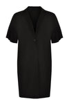 Jacket frill sleeve Interlock - black - #3