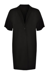 Jacket frill sleeve Interlock - black - #3