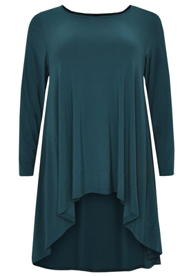 Tunic longer back DOLCE - green  - #4