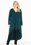 Tunic pointy layer DOLCE - green 