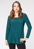 Shirt flare long sl DOLCE - green 