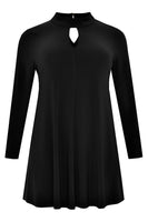 Tunic wide bottom turtle DOLCE - black  - #4