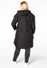 Coat hooded - black - #3