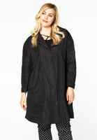 Coat hooded - black - #1