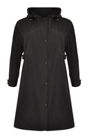 Coat hooded - black - #4