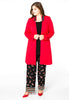 Blazer v-neck collar interlock - red  - #2