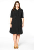 Blouse-dress ruffled DOLCE - black  - #2