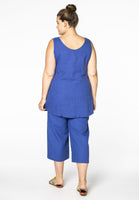 Singlet LINEN - blue - #3