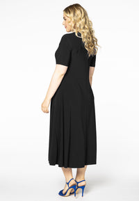 Dress long dropped neck DOLCE - black - #3