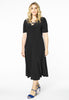 Dress long dropped neck DOLCE - black  - #2