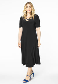 Dress long dropped neck DOLCE - black - #2