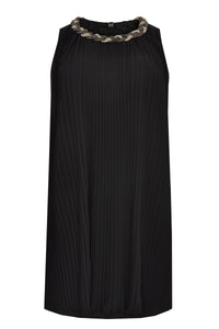 Dress plissé VOILE - black - #4