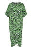 Dress straight AFRICA - green 