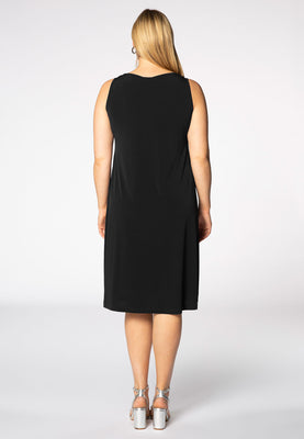 Dress sleeveless stones DOLCE - black  - #3