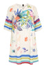 Dress ruffled sleeves EVE - white - #4