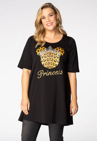 Tunic wide bottom Princess - black - #1