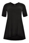 Tunic bow wide bottom DOLCE - black - #4