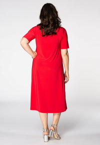 Dress tape neck DOLCE - red - #3